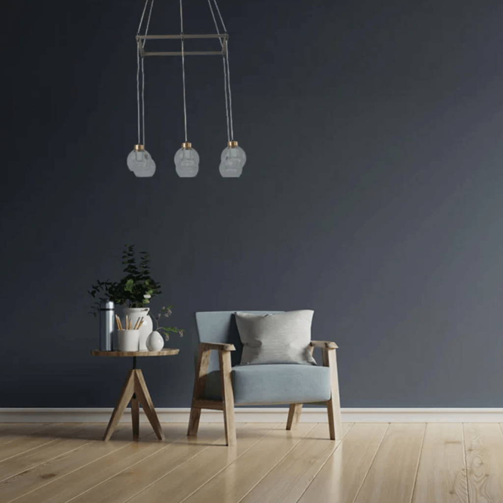 TKLD Pendant & Chandeliers Eleganza 6 Lamp Rectangle Lumina Adjustable LED Chandeliers