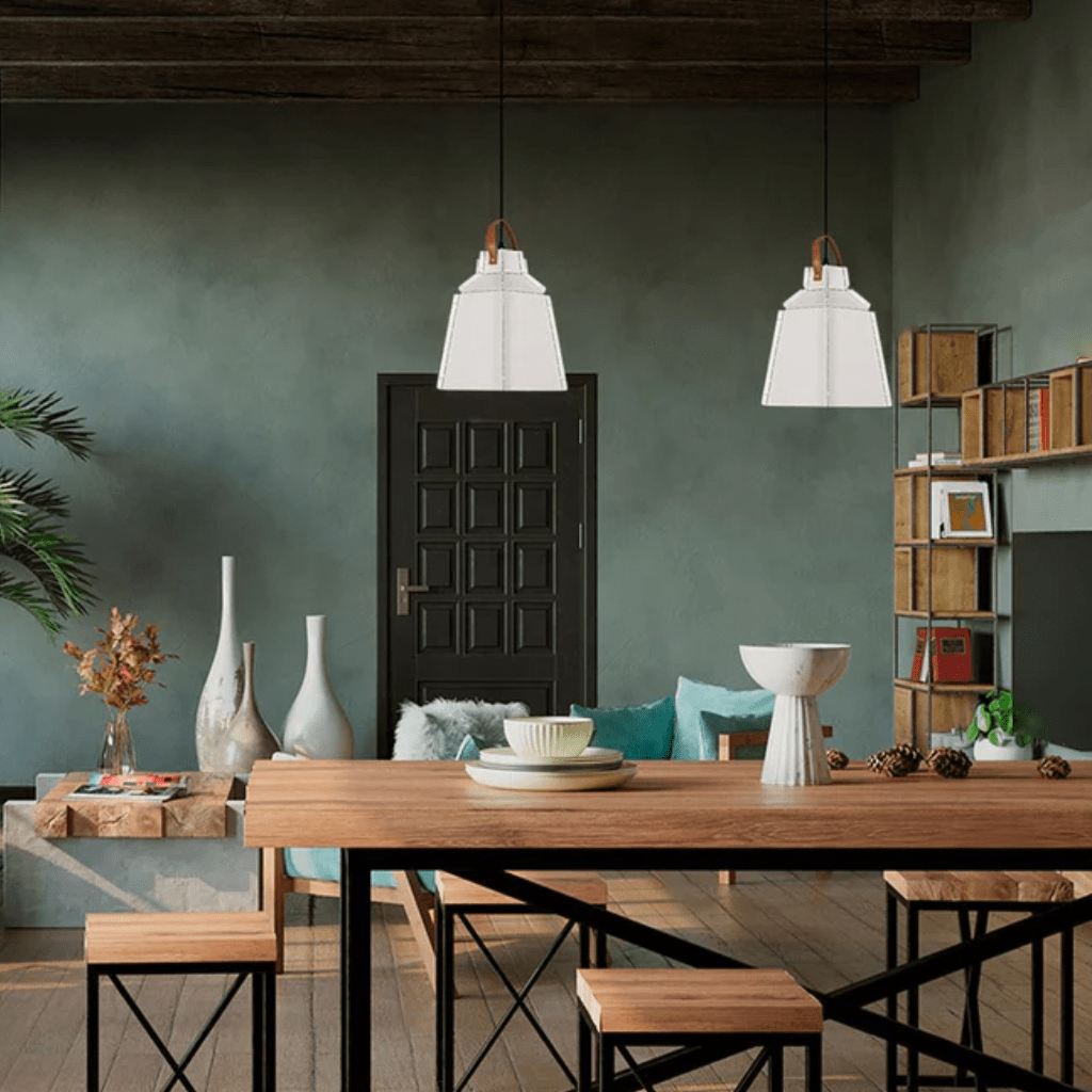 TKLD Pendant & Chandeliers Esagono Mini Metal E27 Pendant Ceiling Light - D285mm