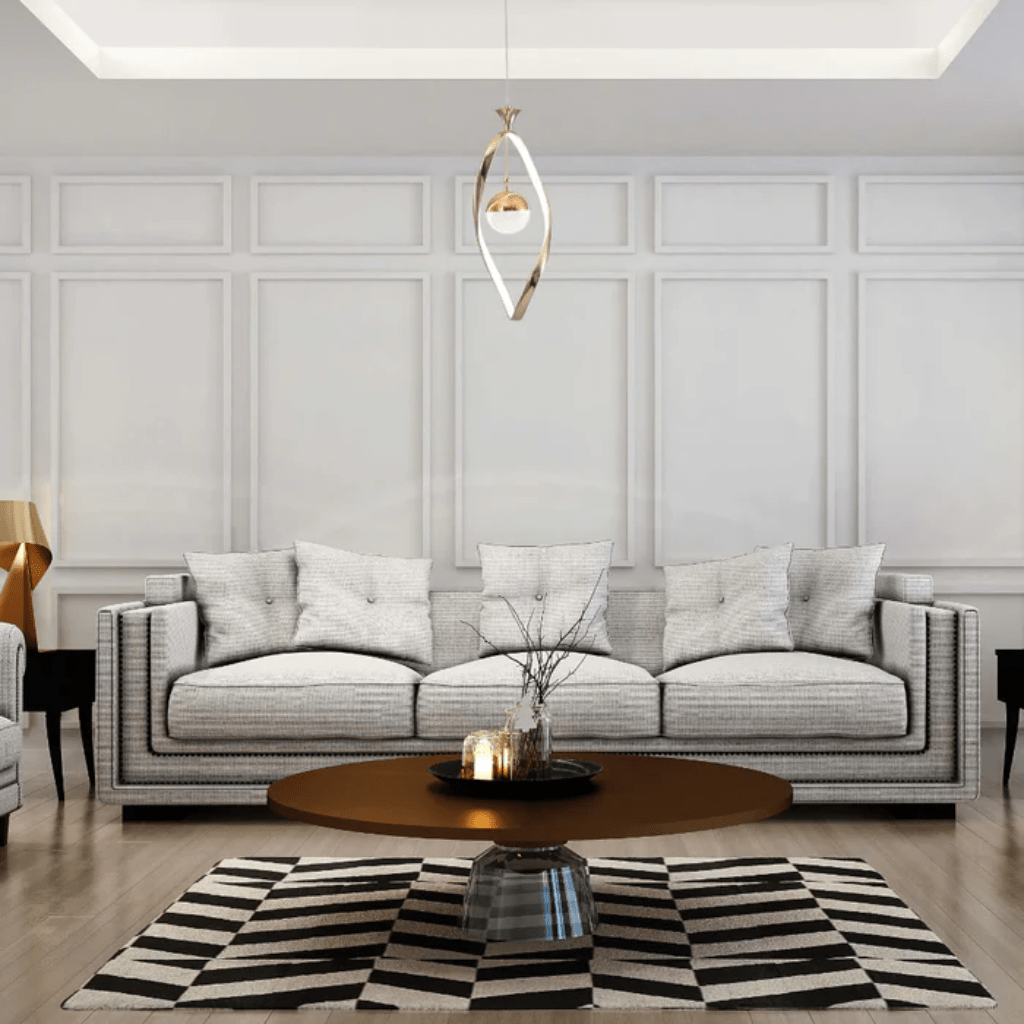 TKLD Pendant & Chandeliers Eternity Pearl Gold LED Pendant Ceiling Light