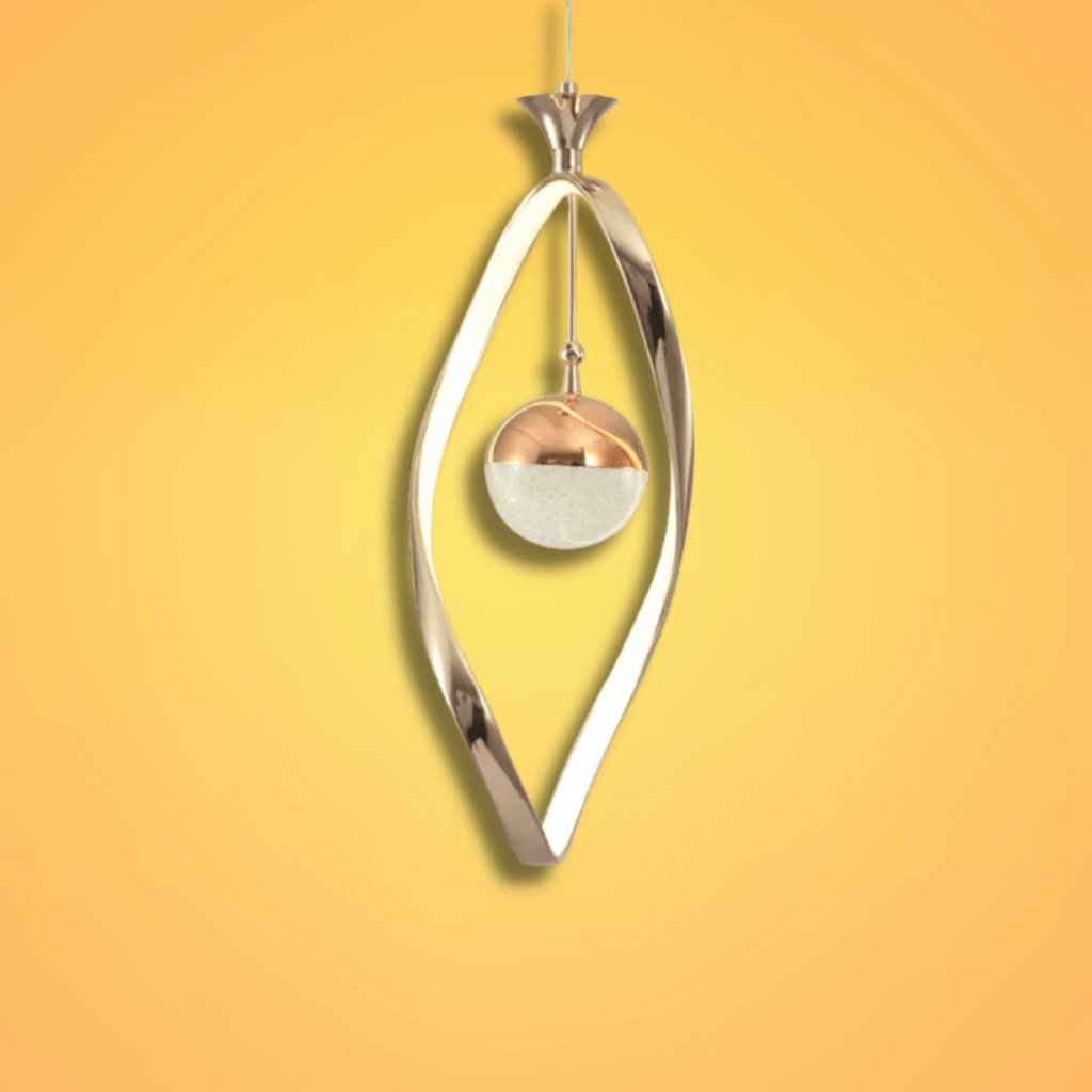 TKLD Pendant & Chandeliers Eternity Pearl Gold LED Pendant Ceiling Light