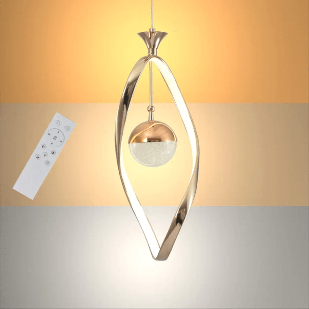 TKLD Pendant & Chandeliers Eternity Pearl Gold LED Pendant Ceiling Light