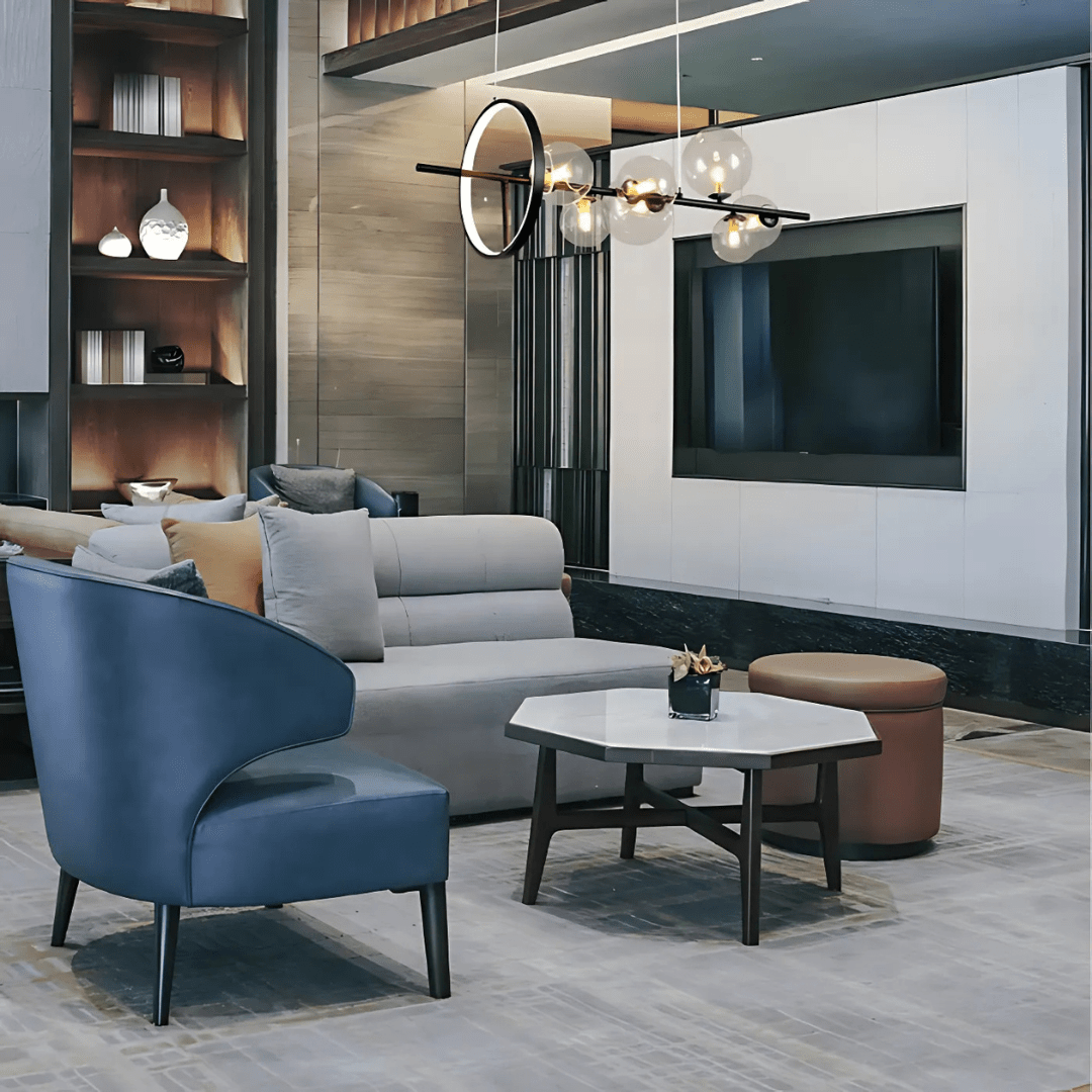 TKLD Pendant & Chandeliers Expanse Ring Black Clear Globe Glasses LED Island Chandelier Ceiling Light - 20W