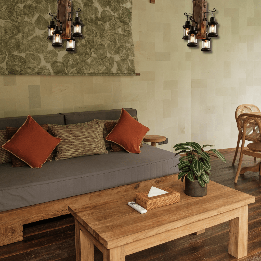 TKLD Pendant & Chandeliers Farmhouse Wood Marine Timber Vertical Nautical Kitchen Island Chandelier Ceiling Light