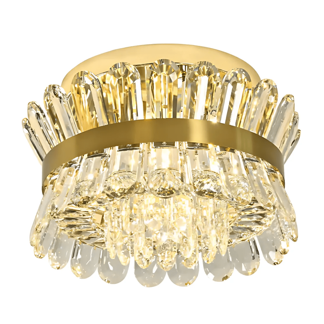TKLD Pendant & Chandeliers Flush Ring Crystal Deluxe Chandelier Ceiling Light - 40W