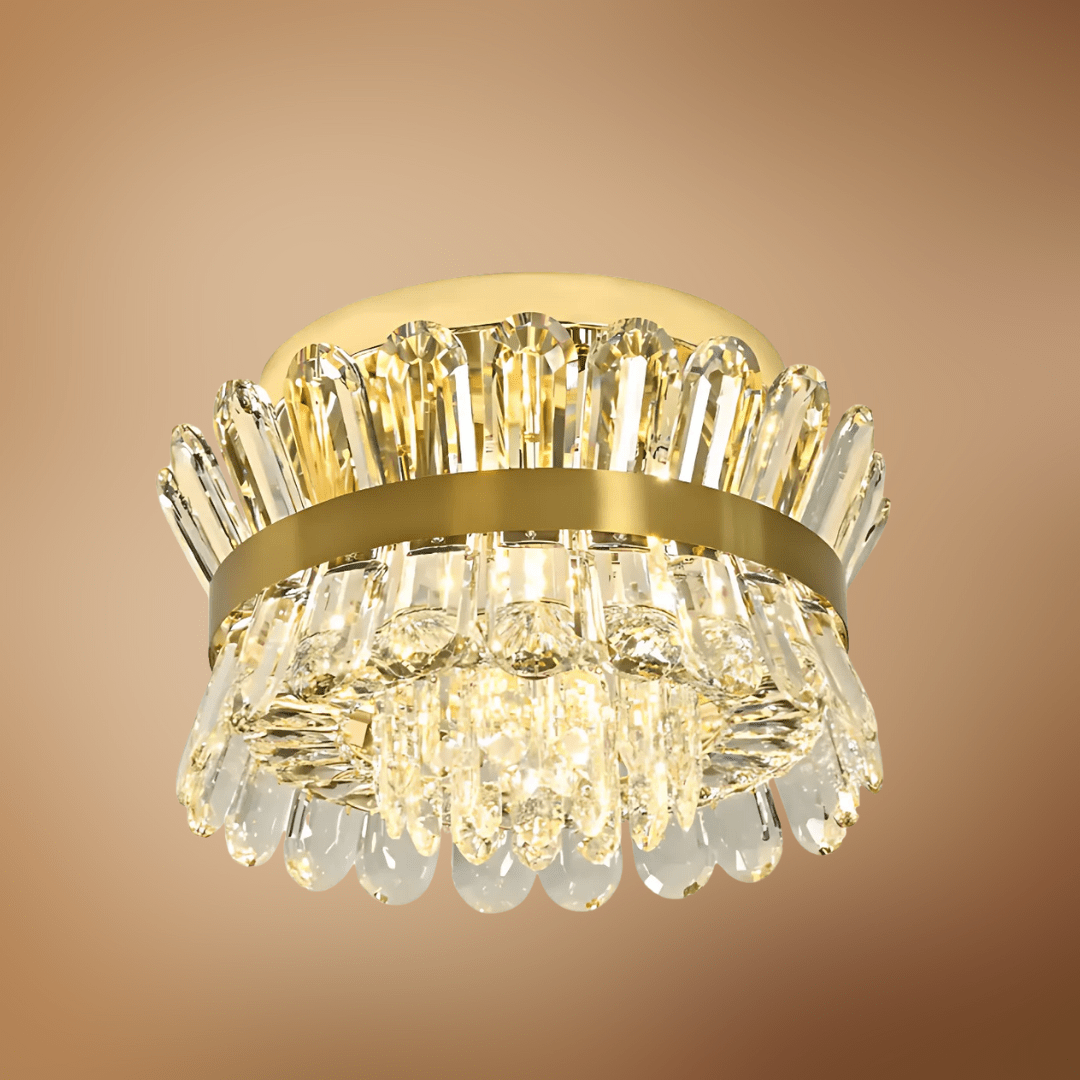 TKLD Pendant & Chandeliers Flush Ring Crystal Deluxe Chandelier Ceiling Light - 40W