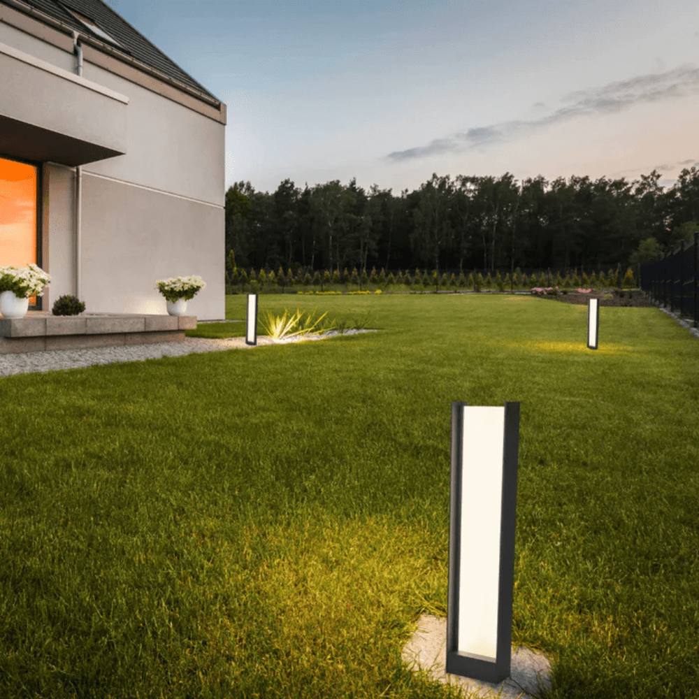 TKLD Outdoor Lighting Frammed LED Outdoor Pathway Bollard Lawn Light - 20W