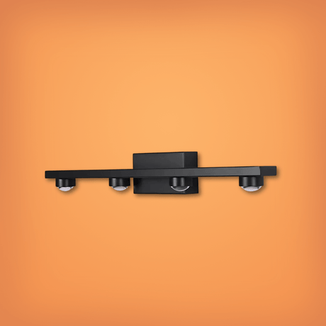 TKLD Wall & Sconce Lights Freja Nordic Black 4 Lamp Mirror LED Wall Light - 4W