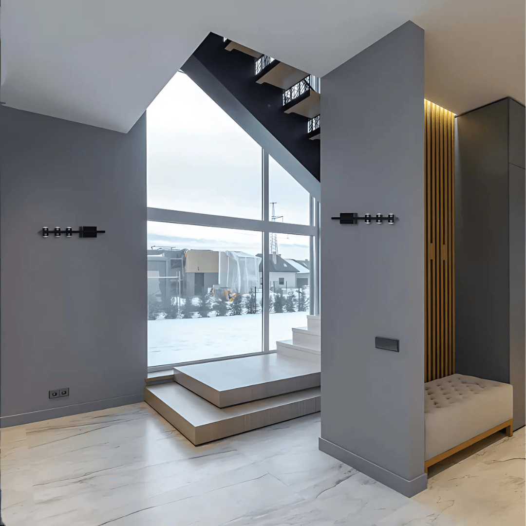 TKLD Wall & Sconce Lights Freja Nordic Black 6 Lamp Mirror LED Wall Light - 6W