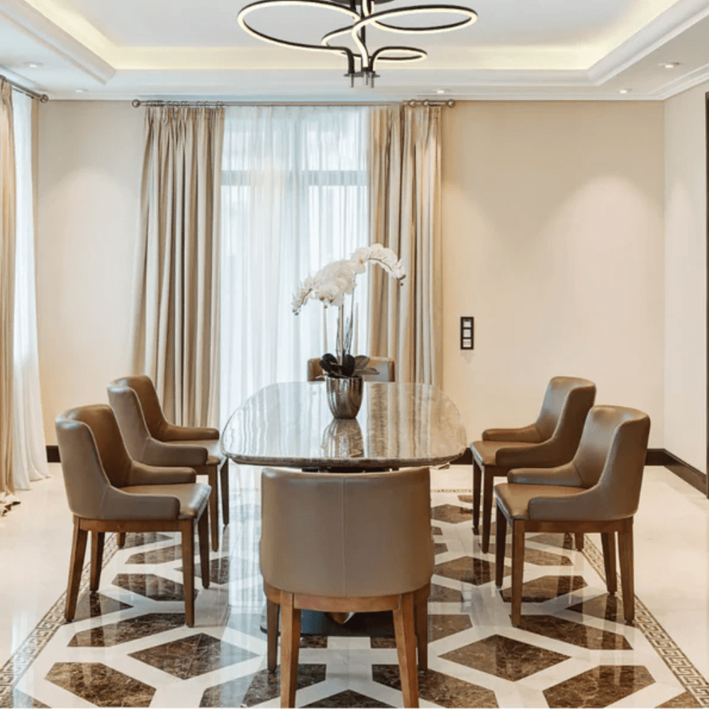 TKLD Pendant & Chandeliers Geometric Elegance 3 Circle Flush LED Ceiling Light