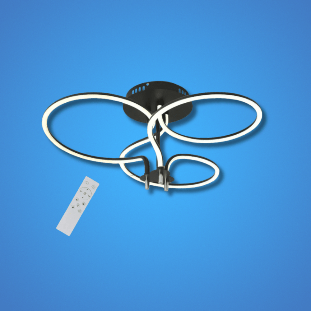 TKLD Pendant & Chandeliers Geometric Elegance 3 Circle Flush LED Ceiling Light