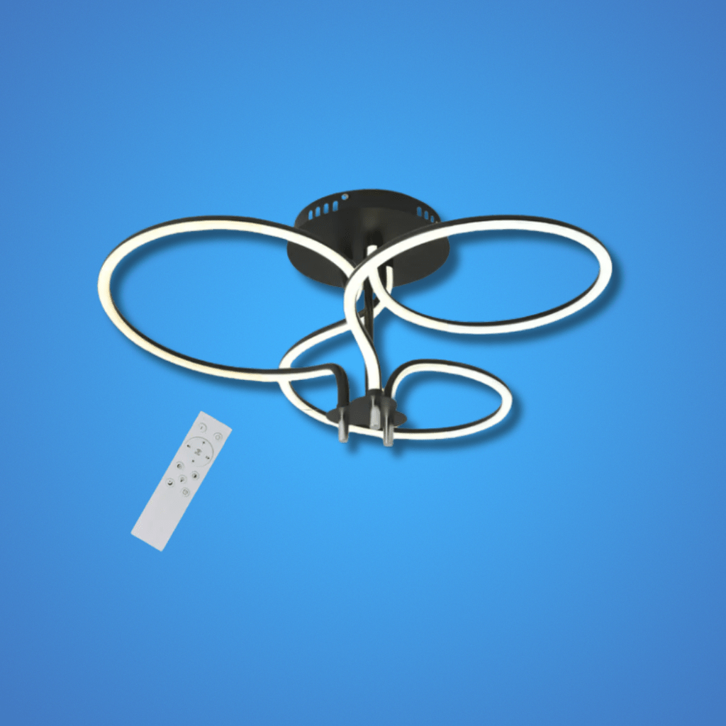 TKLD Pendant & Chandeliers Geometric Elegance 3 Circle Flush LED Ceiling Light