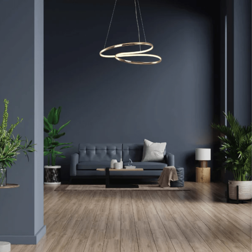 TKLD Pendant & Chandeliers Geometric Elegance Double Helix LED Ceiling Light