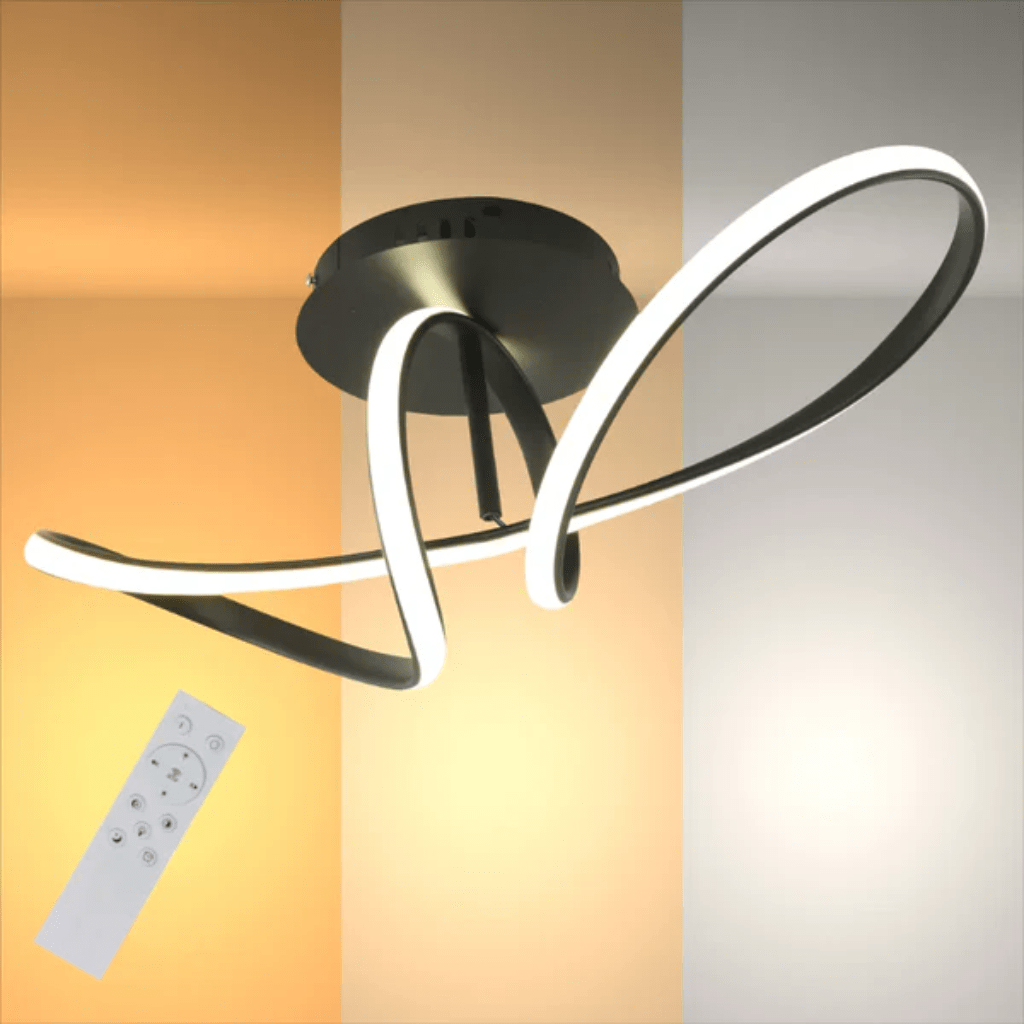 TKLD Pendant & Chandeliers Geometric Elegance Trefoil Flush LED Ceiling Light