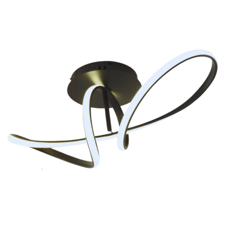 TKLD Pendant & Chandeliers Geometric Elegance Trefoil Flush LED Ceiling Light