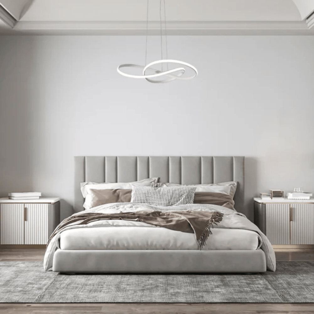 TKLD Pendant & Chandeliers Geometric Elegance Triple Helix LED Ceiling Light