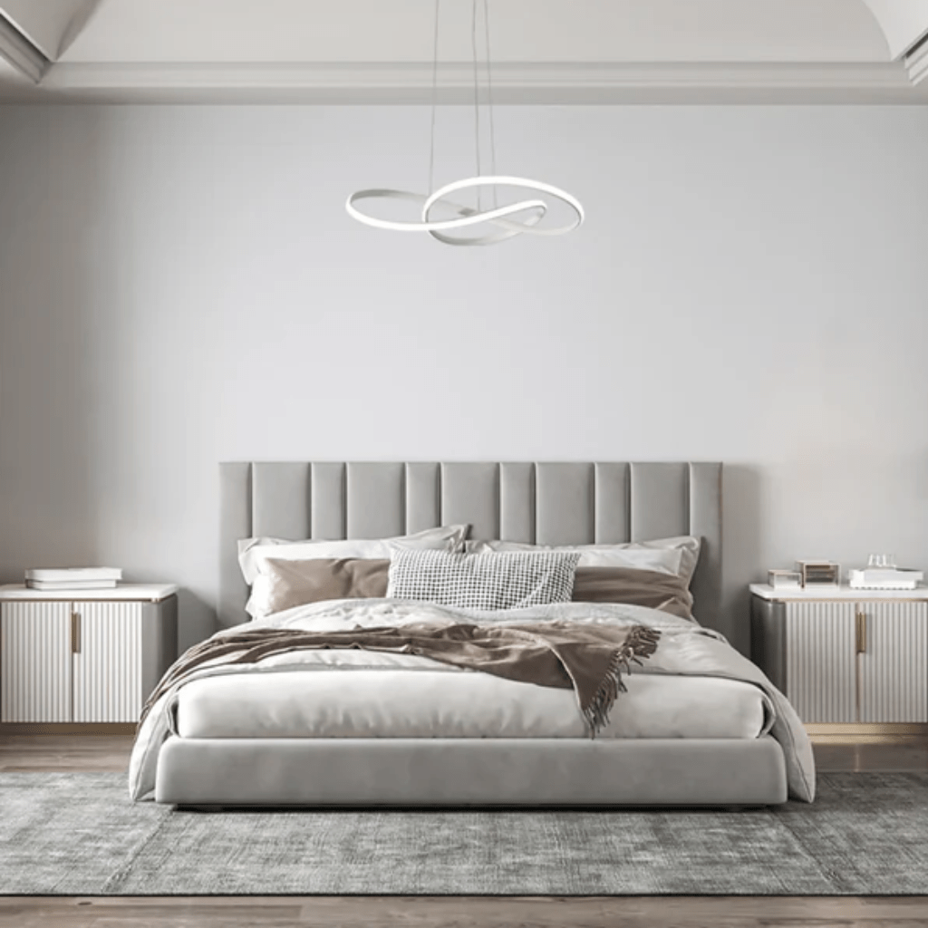 TKLD Pendant & Chandeliers Geometric Elegance Triple Helix LED Ceiling Light