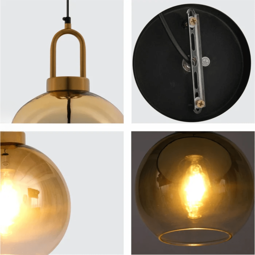 TKLD Pendant & Chandeliers Globe or Indian Dome E27 Pendant Ceiling Light