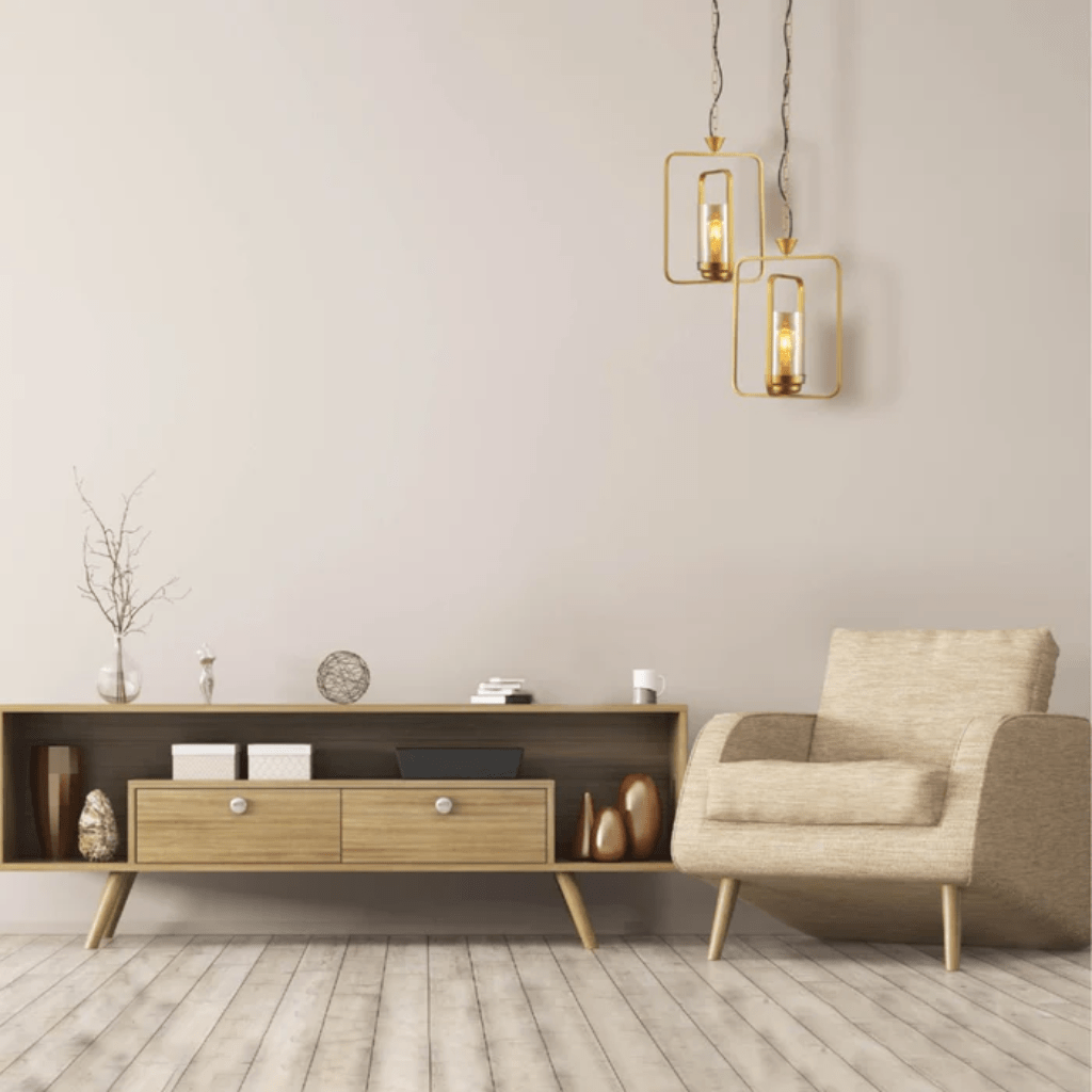 TKLD Pendant & Chandeliers Gold Amber Kitchen Island E27 Chandelier Pendant Ceiling Light - 1 Lamp
