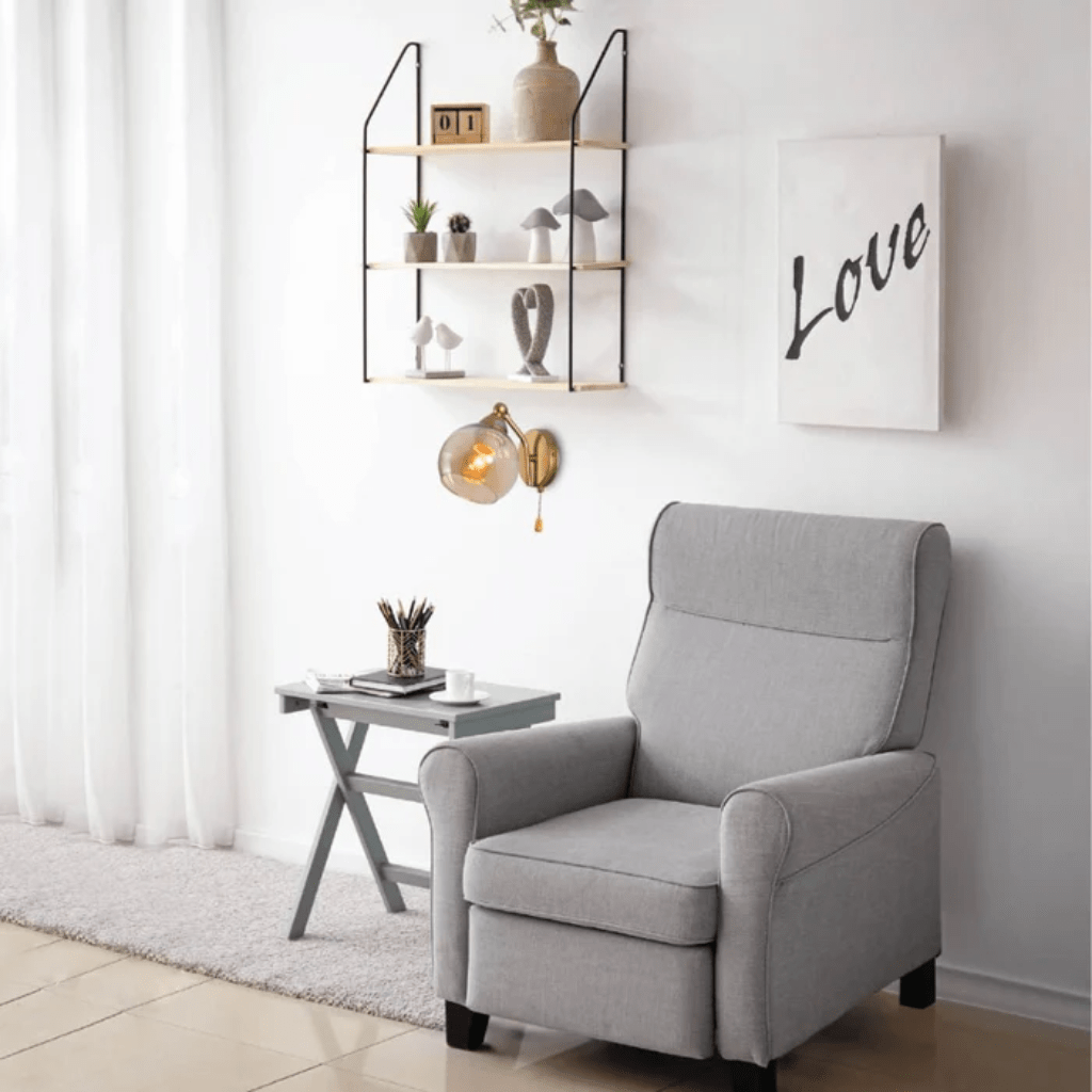 TKLD Wall & Sconce Lights Gold Hinged Metal Amber Dome Glass Wall Light E27 Pull Down Switch