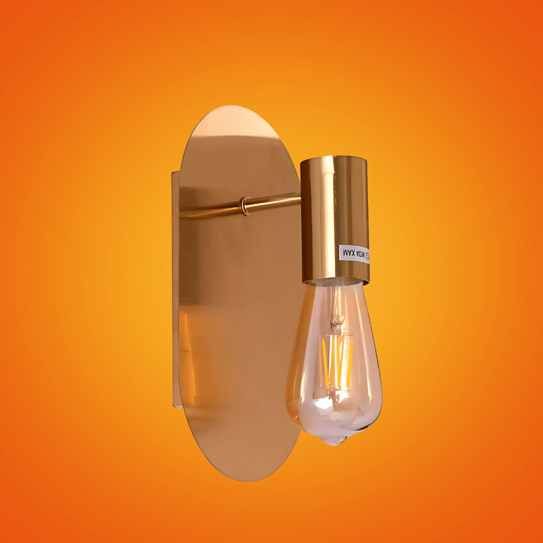 TKLD Wall & Sconce Lights Gold Metal E27 Fitting Wall Light - 60W