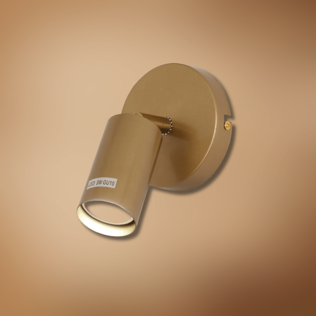 TKLD Wall & Sconce Lights Gold Metal Spot Wall Light GU10 Fitting