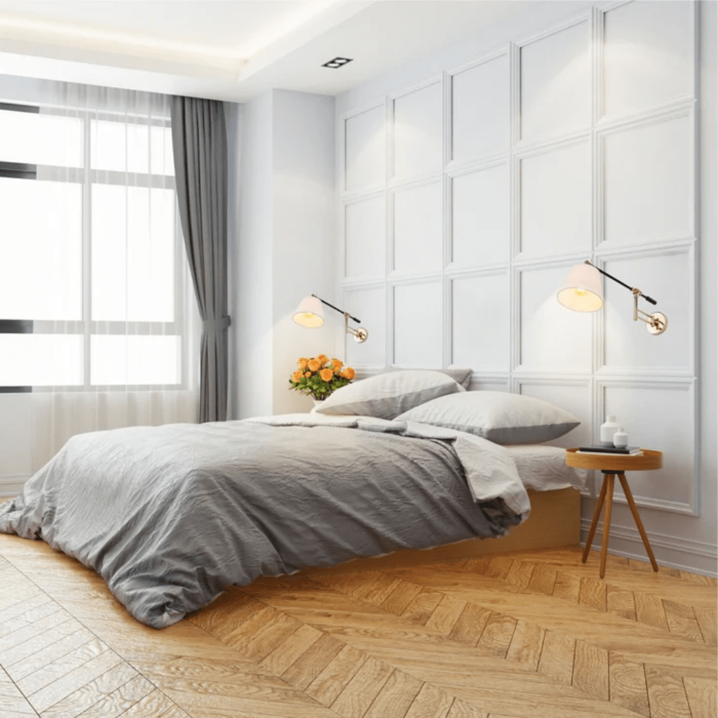 TKLD Wall & Sconce Lights Golden Black Metal Swing Arm Hinged White Frustum Wall Light E27 Fitting