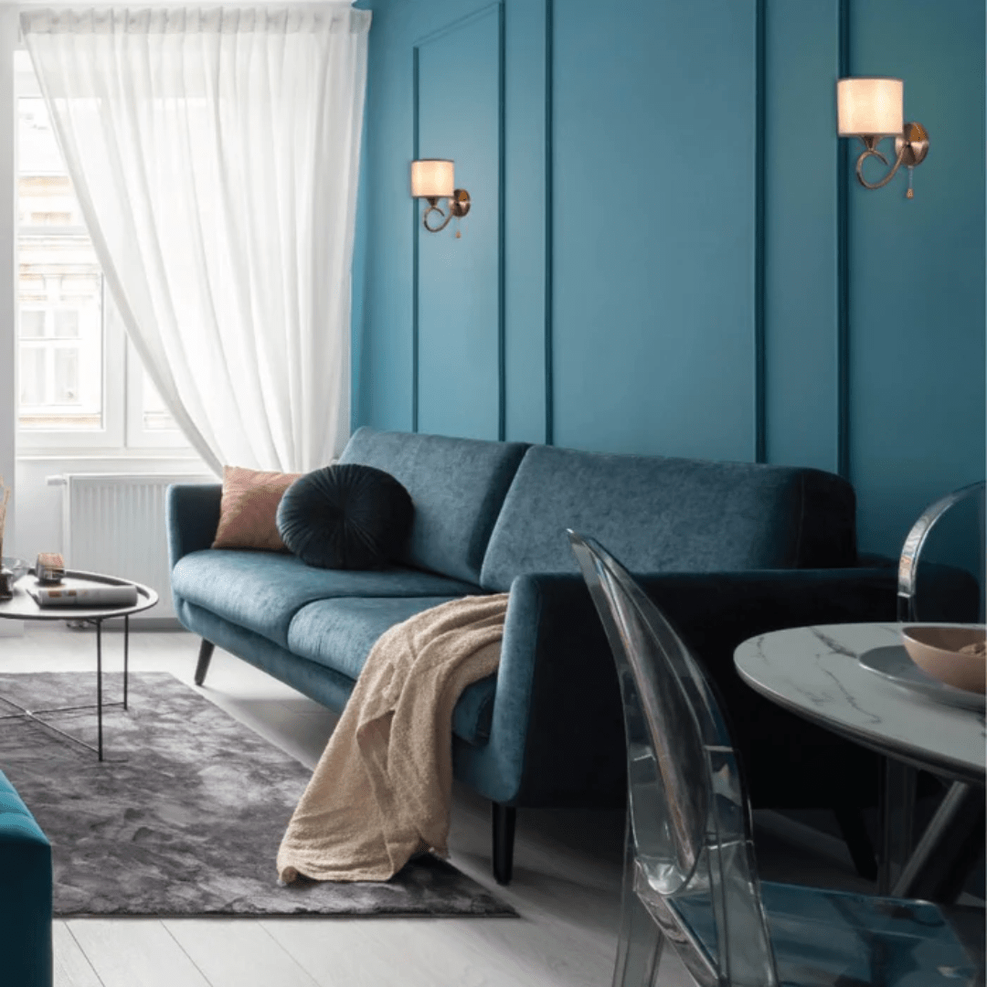 TKLD Pendant & Chandeliers Grey Fabric Shade Antique Vintage Retro Classic Wall Lamp - E27