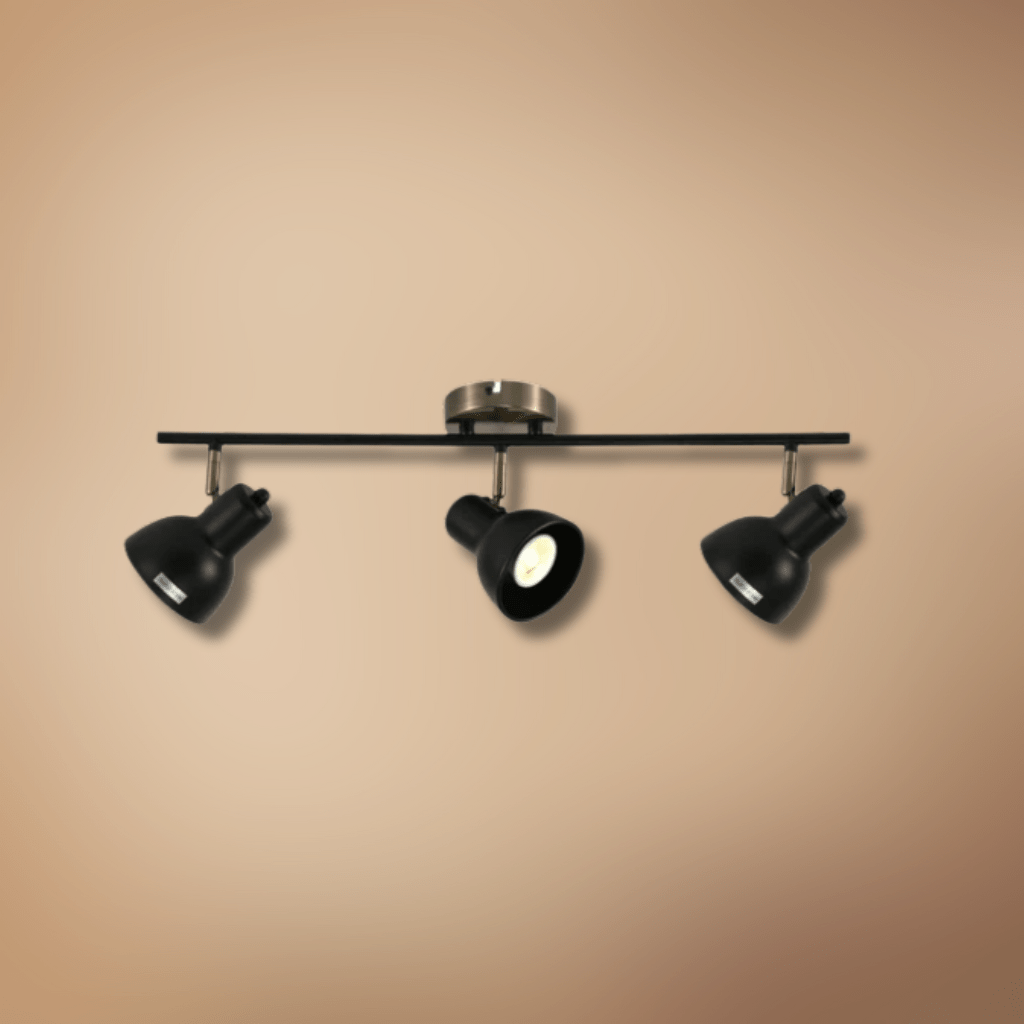 TKLD Pendant & Chandeliers Hektor Black Antique Brass Rotatable GU10 Spotlight