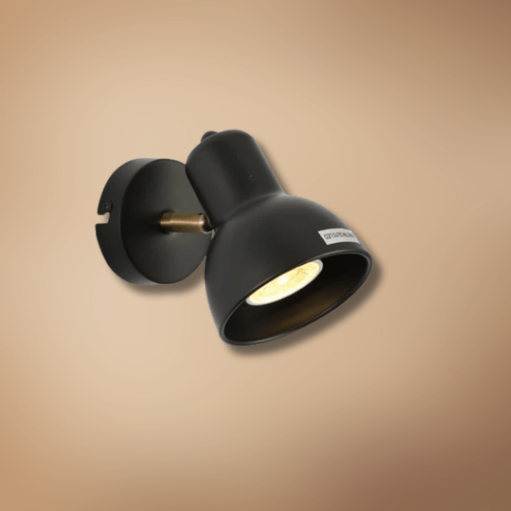 TKLD Pendant & Chandeliers Hektor Black Antique Brass Rotatable GU10 Spotlight