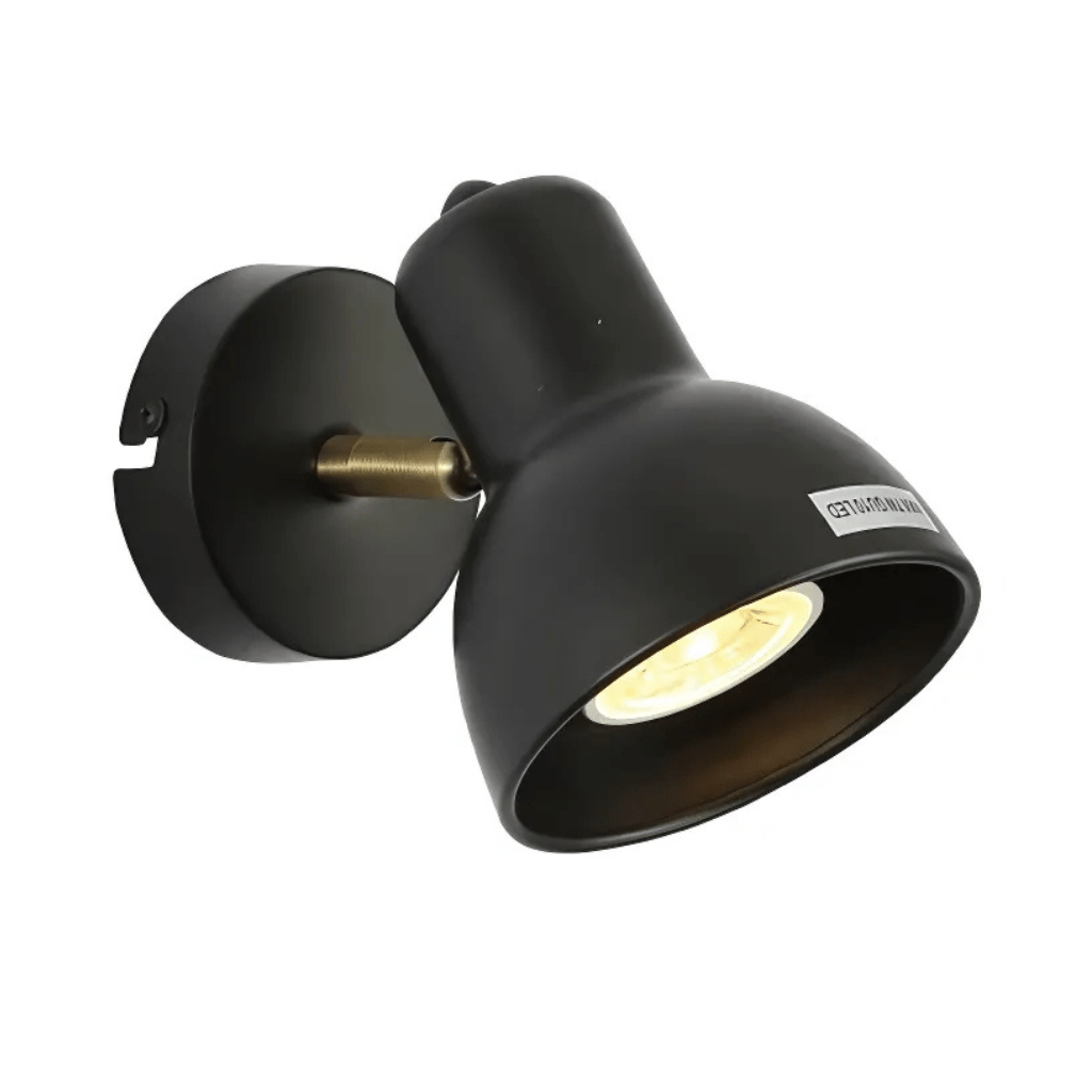 TKLD Pendant & Chandeliers Hektor Black Antique Brass Rotatable GU10 Spotlight