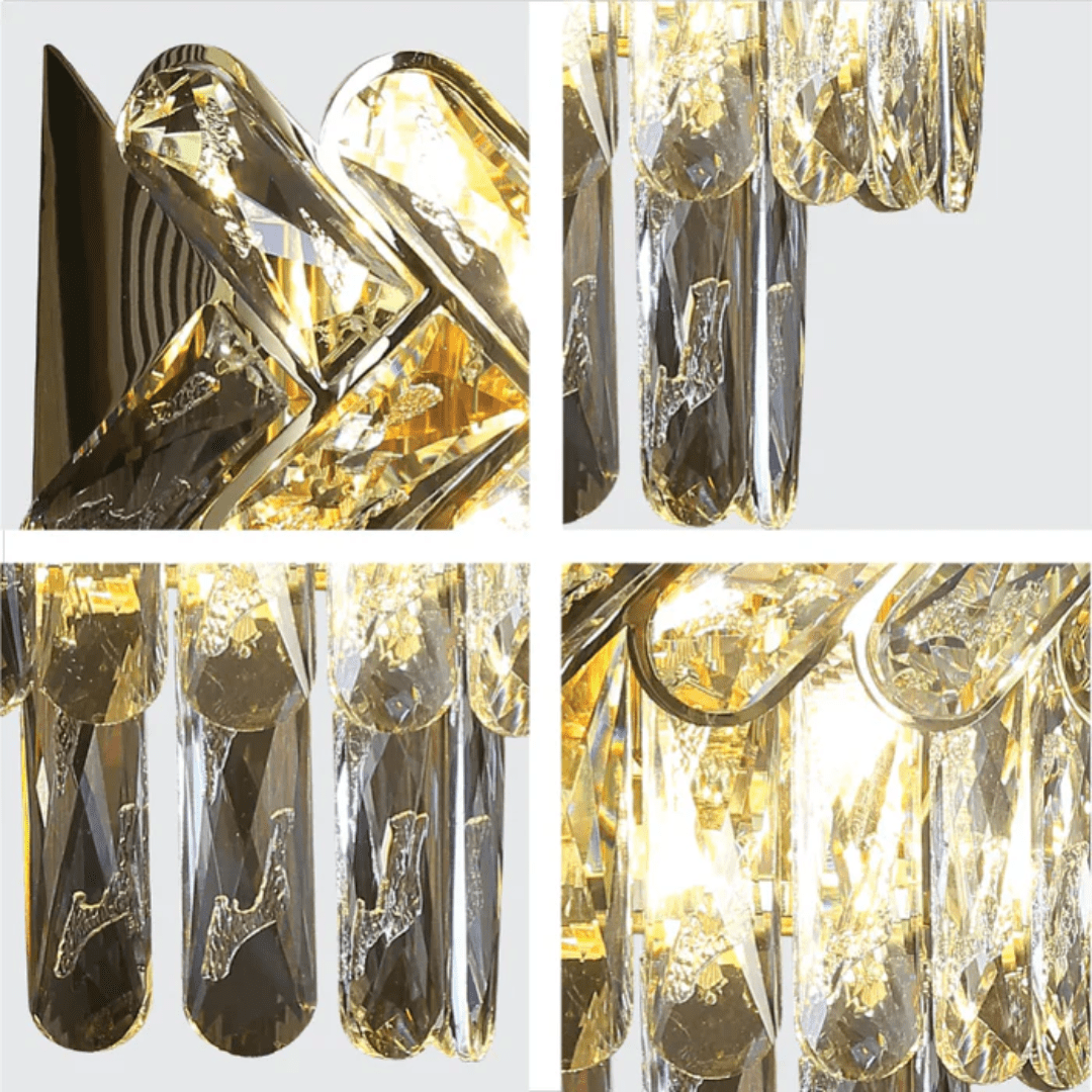 TKLD Wall & Sconce Lights Herringbone Crystal Chandelier Wall Light - 40W