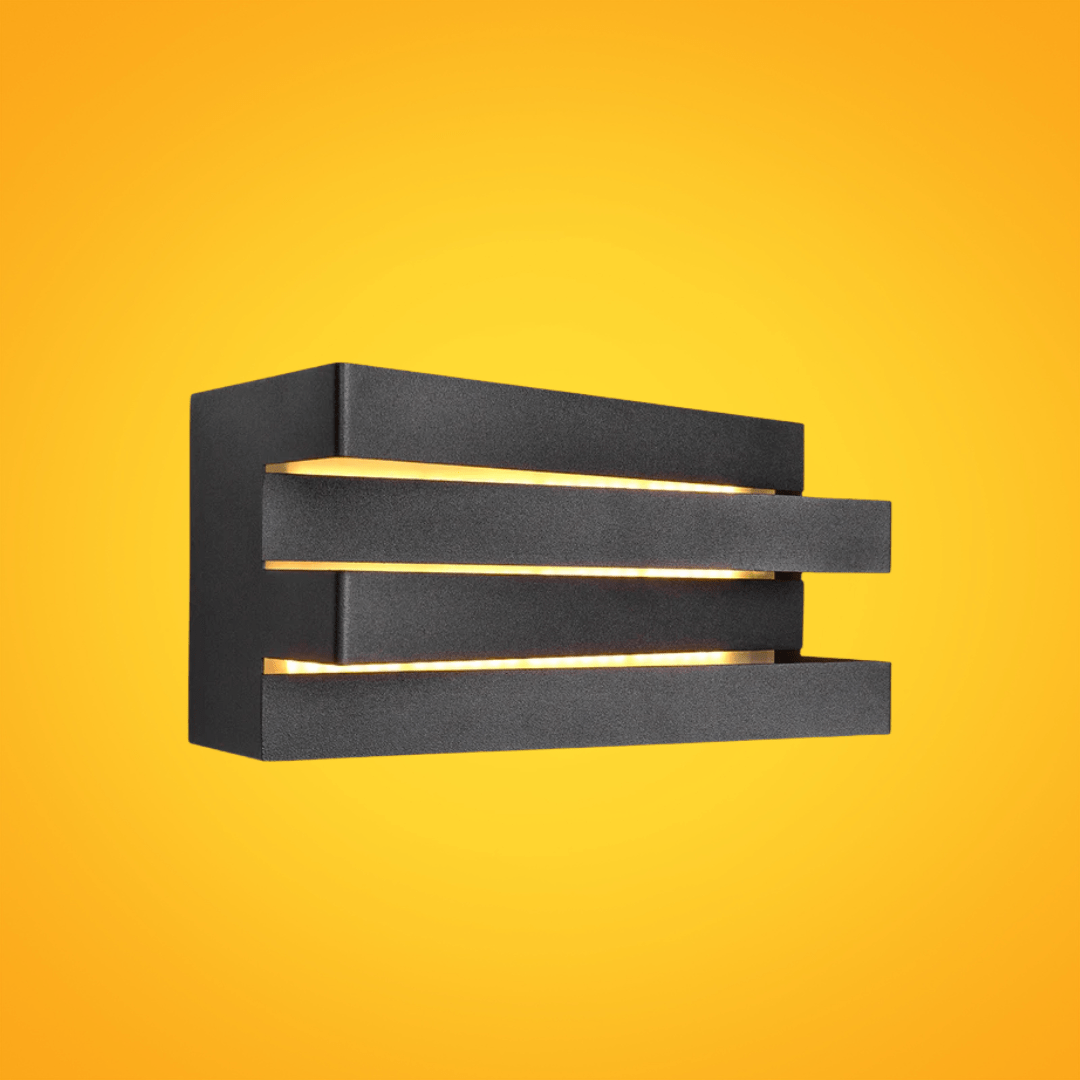 TKLD Wall & Sconce Lights Integrated Black LED Metal Wall Light - 12W