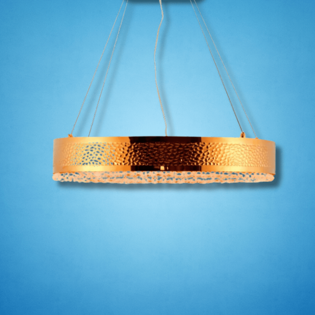 TKLD Pendant & Chandeliers Island Ball Crystal Gold Metal E14 Chandelier Ceiling Light - D600mm