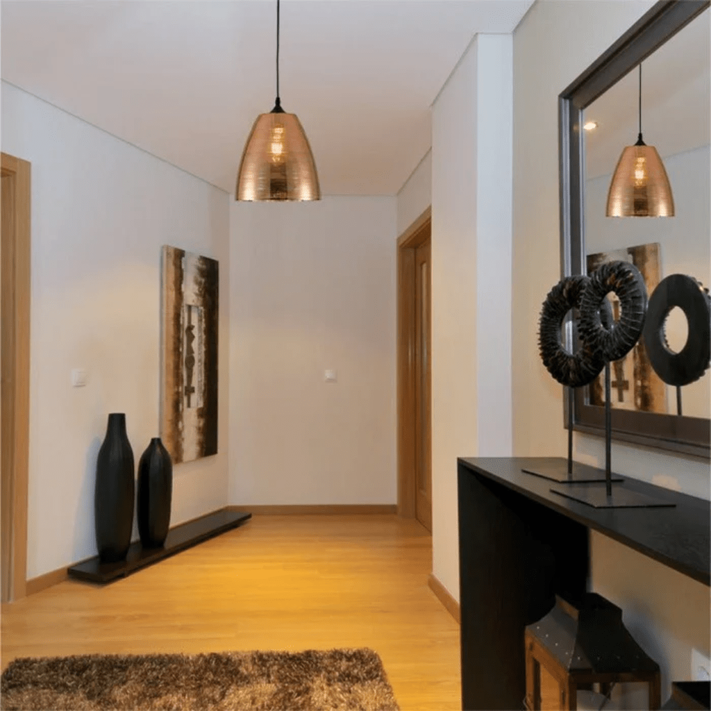 TKLD Pendant & Chandeliers Jupiter Chrome Gold or Copper Pendant Ceiling Light E27 Fitting