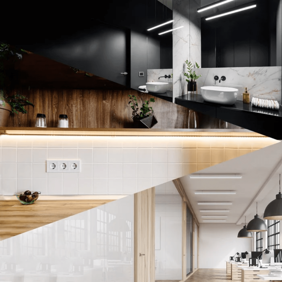 TKLD Ceiling Lights LED 5ft Tri-proof Batten Linear Fitting - 150cm