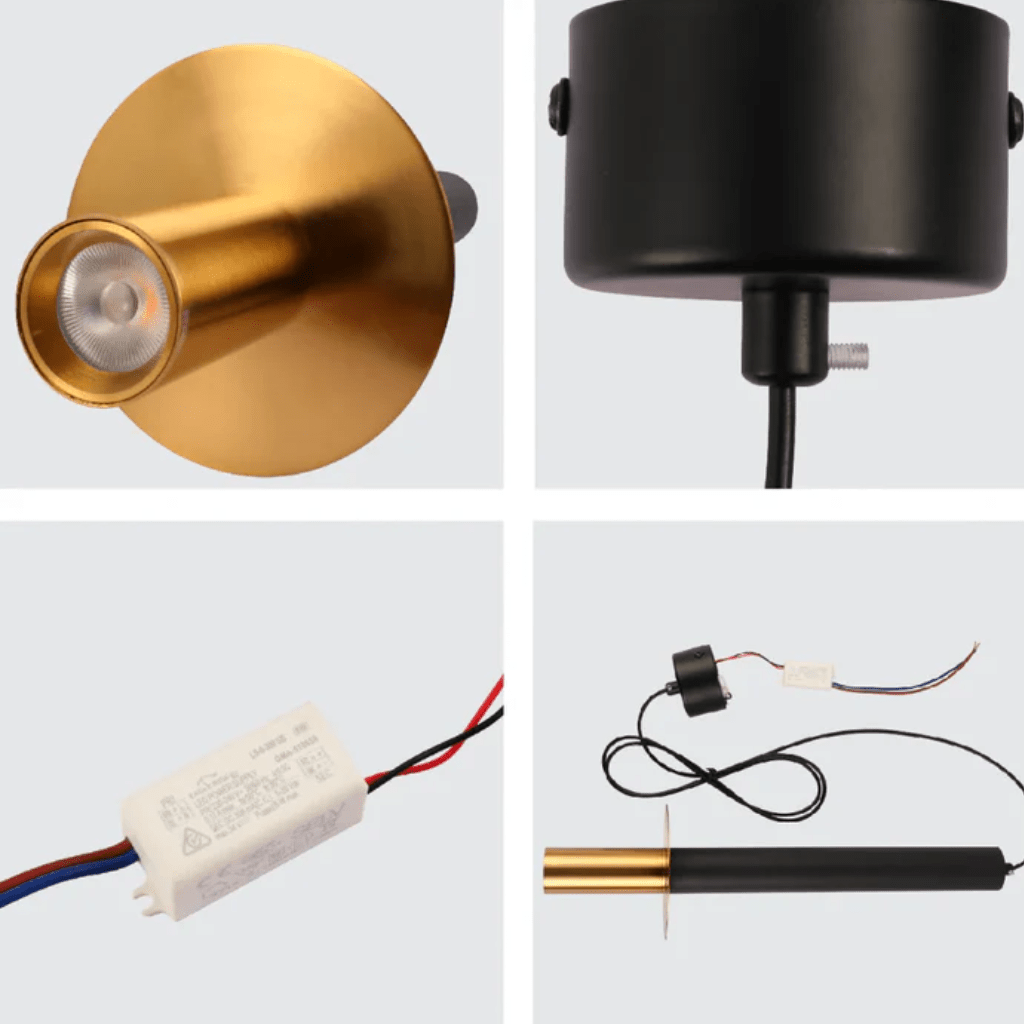 TKLD Pendant & Chandeliers LED Black and Bronze Pendant Downlight 5W 3000K