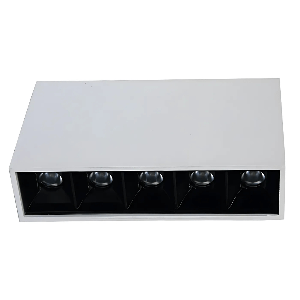 TKLD Ceiling Lights LED Black or White Mirage Laser Blade Cool White Surface Mount Downlight - 10W