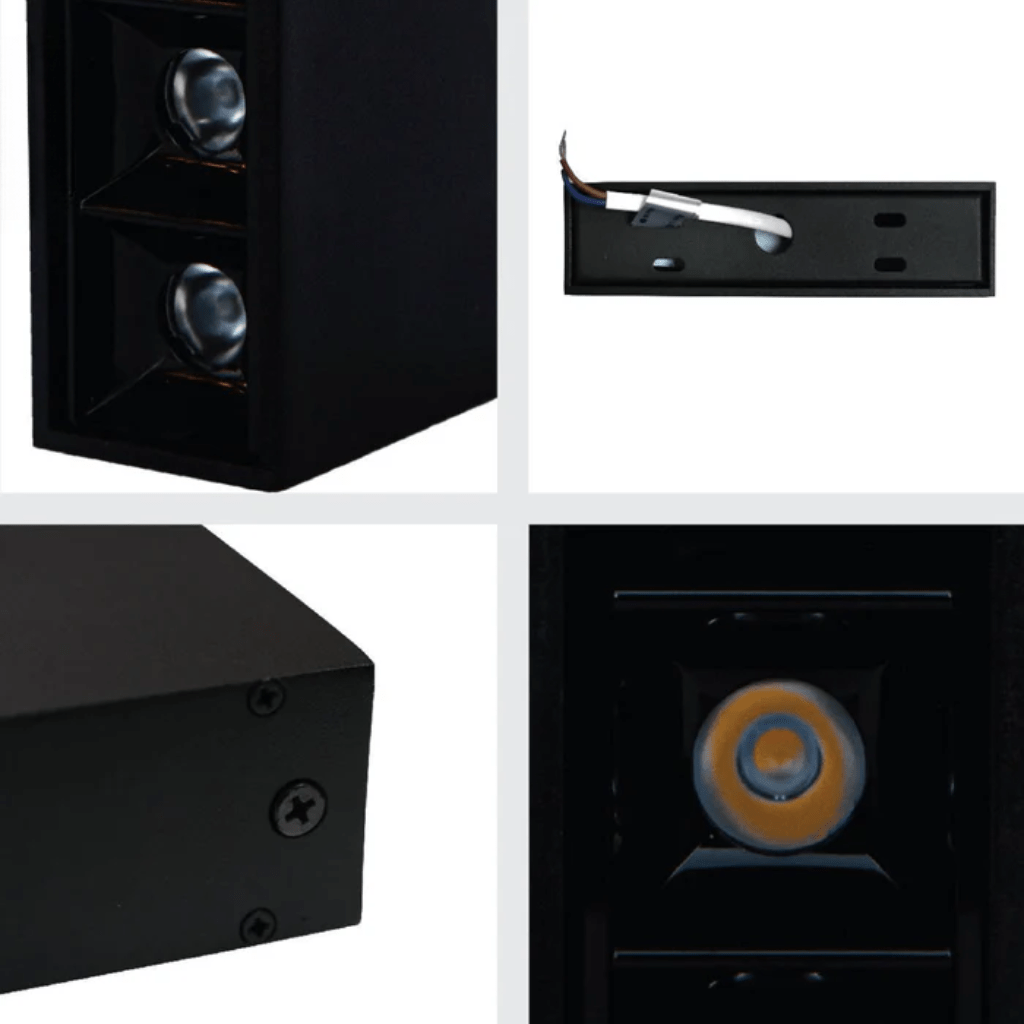 TKLD Ceiling Lights LED Black or White Mirage Laser Blade Cool White Surface Mount Downlight - 10W