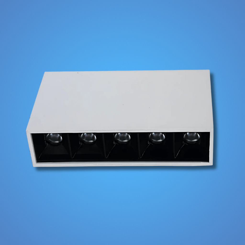 TKLD Ceiling Lights LED Black or White Mirage Laser Blade Cool White Surface Mount Downlight - 10W