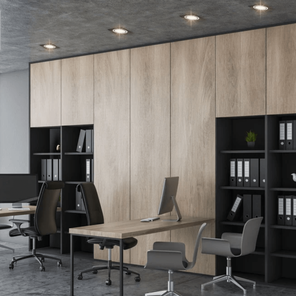 TKLD Ceiling Lights LED Tilt Recessed Black Rectangle Downlight - 10W