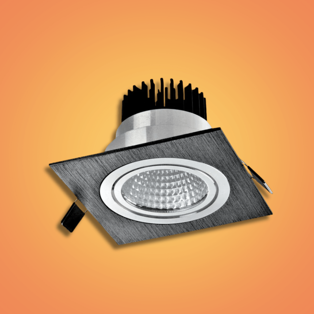 TKLD Ceiling Lights LED Tilt Recessed Black Rectangle Downlight - 5W