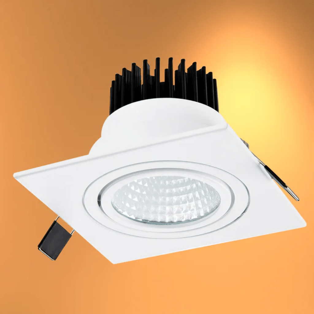 TKLD Ceiling Lights LED Tilt Recessed White Rectangle Downlight - 10W