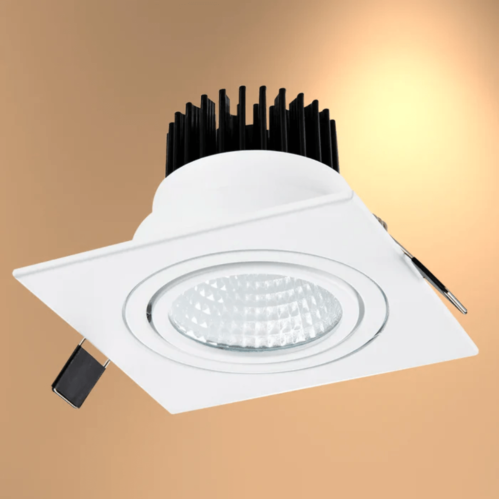 TKLD Ceiling Lights LED Tilt Recessed White Rectangle Downlight - 10W