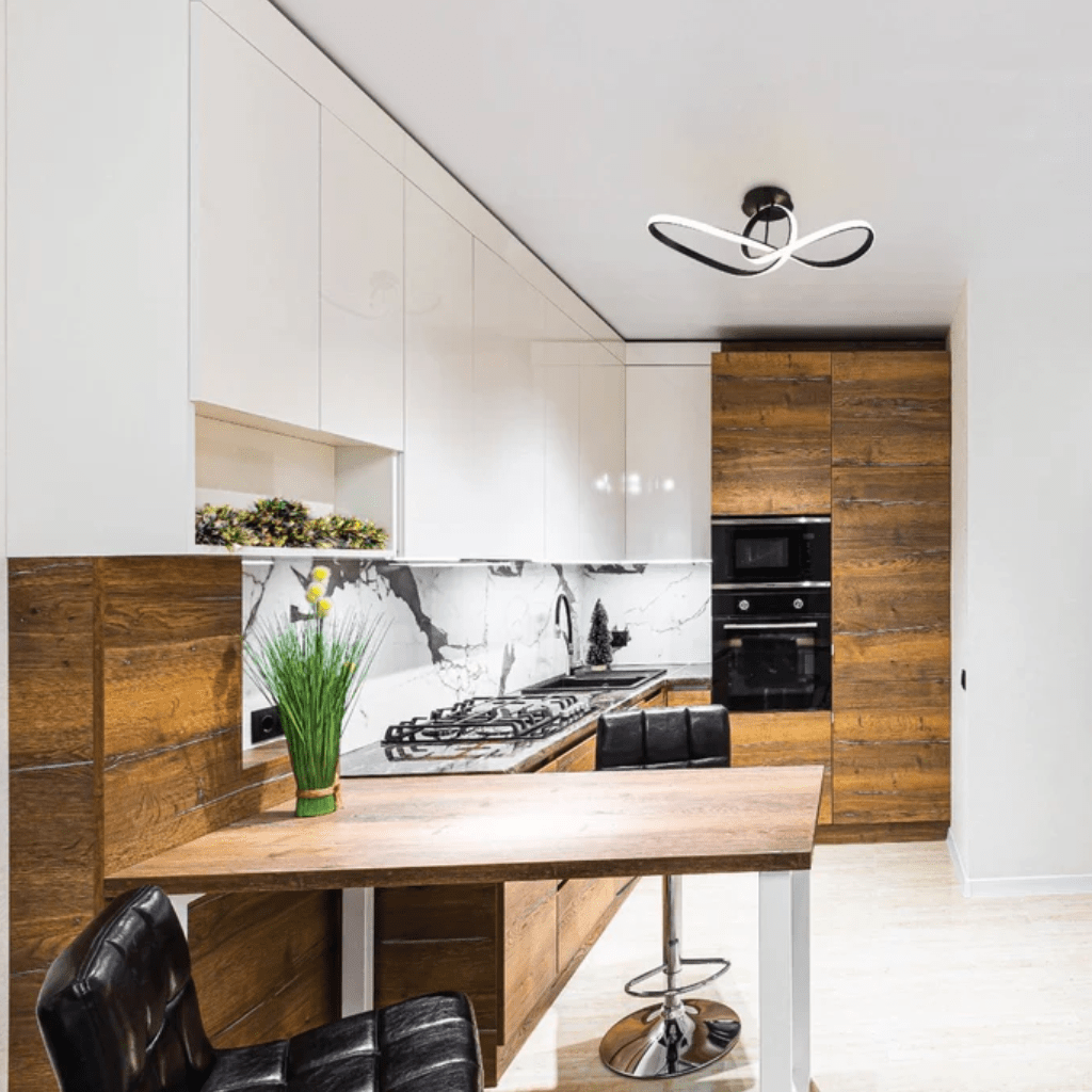 TKLD Pendant & Chandeliers LED Triple Loop-Infinity Black Finishing 4000K Scandinavian Pendant Ceiling Light