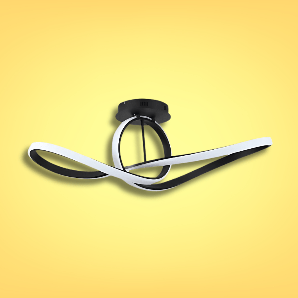 TKLD Pendant & Chandeliers LED Triple Loop-Infinity Black Finishing 4000K Scandinavian Pendant Ceiling Light