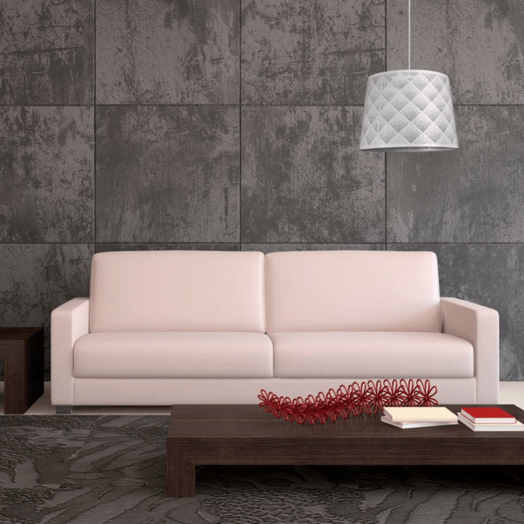 TKLD Pendant & Chandeliers Light Effects White Argyle Classic Shade Metal Frustum E27 Pendant Ceiling Light