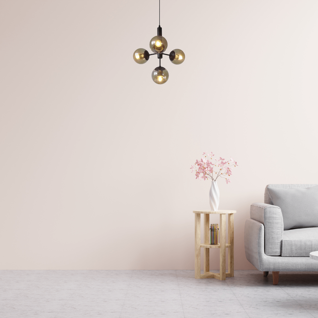 TKLD Pendant & Chandeliers Lyustra 40W Clear Plastic Glass Pendant Chandelier - 10194