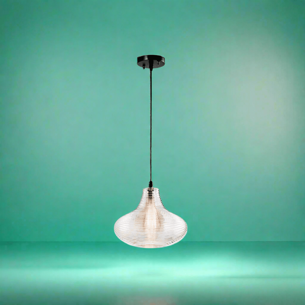 TKLD Pendant & Chandeliers Lyustra Amber Glass Pendant Ceiling Light - 8444-1C E27