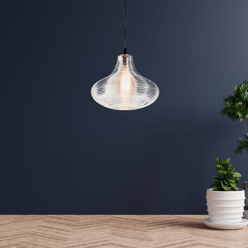 TKLD Pendant & Chandeliers Lyustra Amber Glass Pendant Ceiling Light - 8444-1C E27