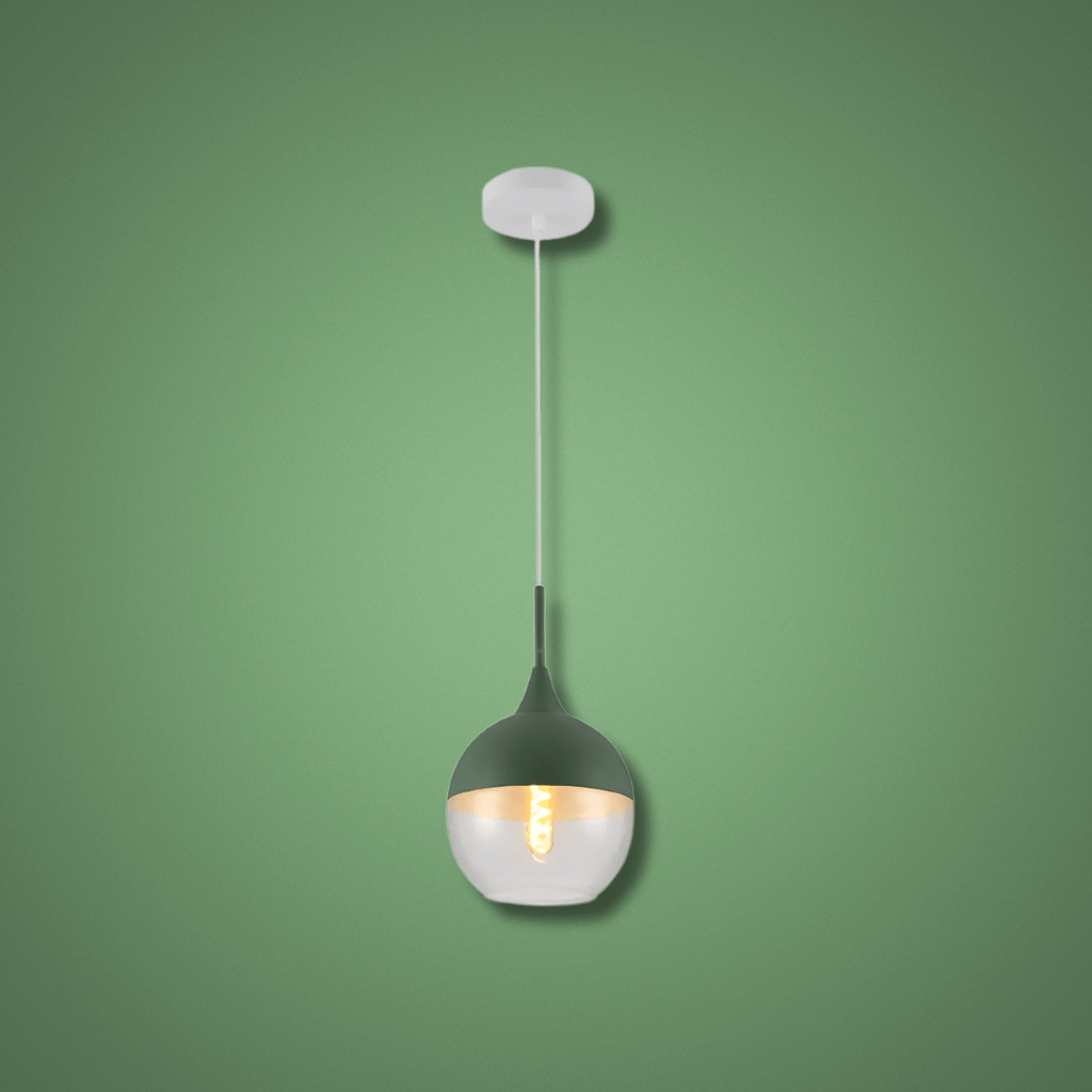 TKLD Pendant & Chandeliers Macaron Dome Glass E27 Pendant Ceiling Light